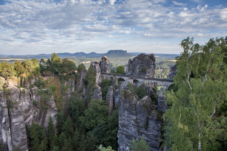Bastei - Saxon - Germany - Valley of the river Elbe