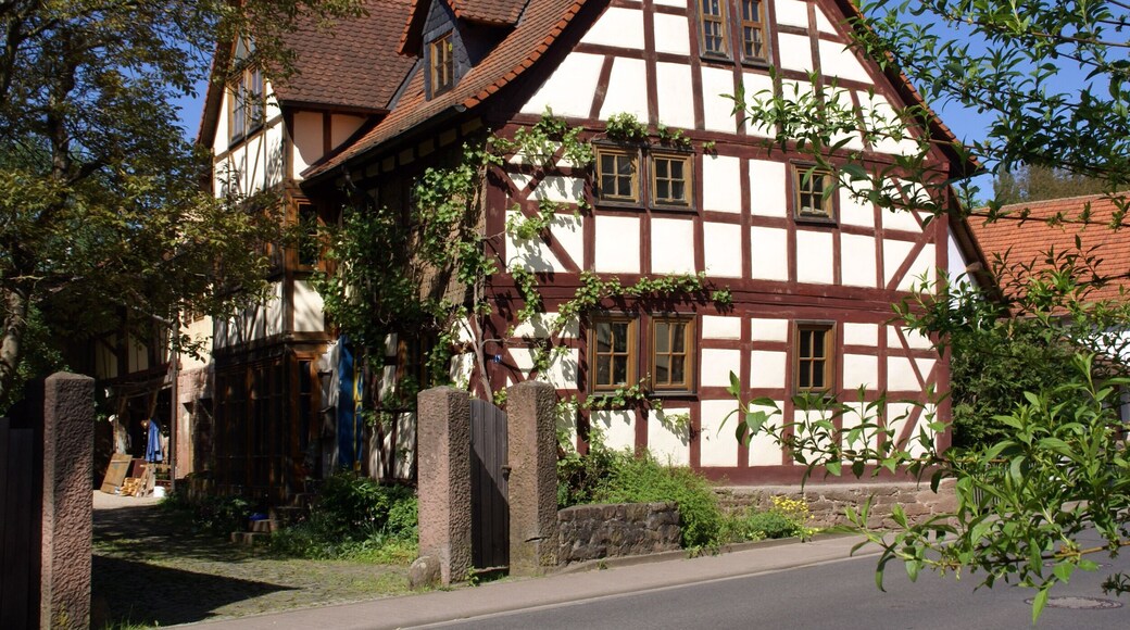 Half-timbered house in Schöllkrippen, Waagstraße 43