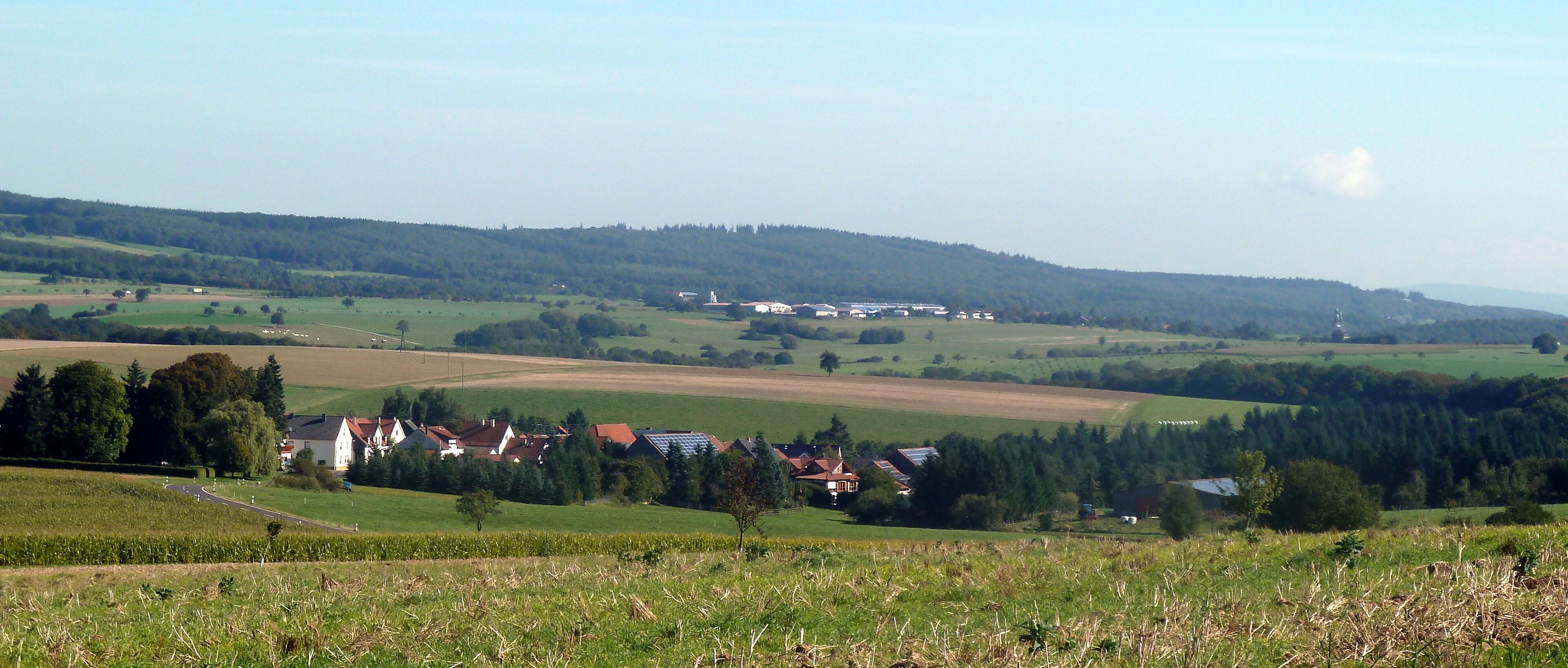Blick von Gebroth über Spall nach Spabrücken-Oberhub