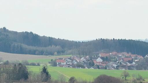 Klosterbeuren. View from Weinried.