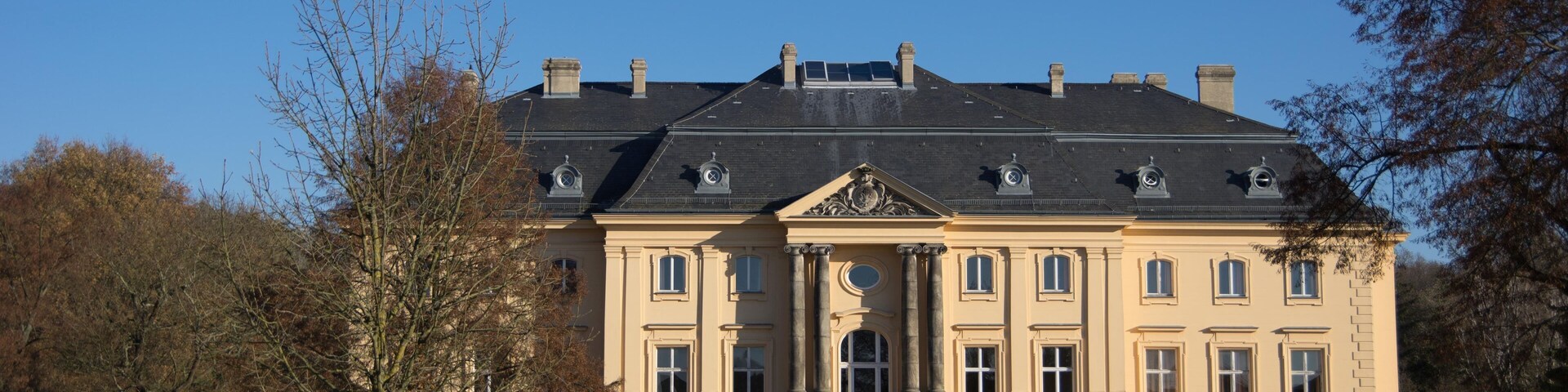 Müncheberg, Ortsteil Trebnitz in Brandenburg. Das Schloss steht unter Denkmalschutz.