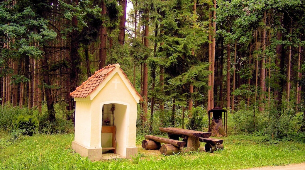Ensdorf: Hubertuskapelle an der Straße von Eggenberg nach Hirschwald