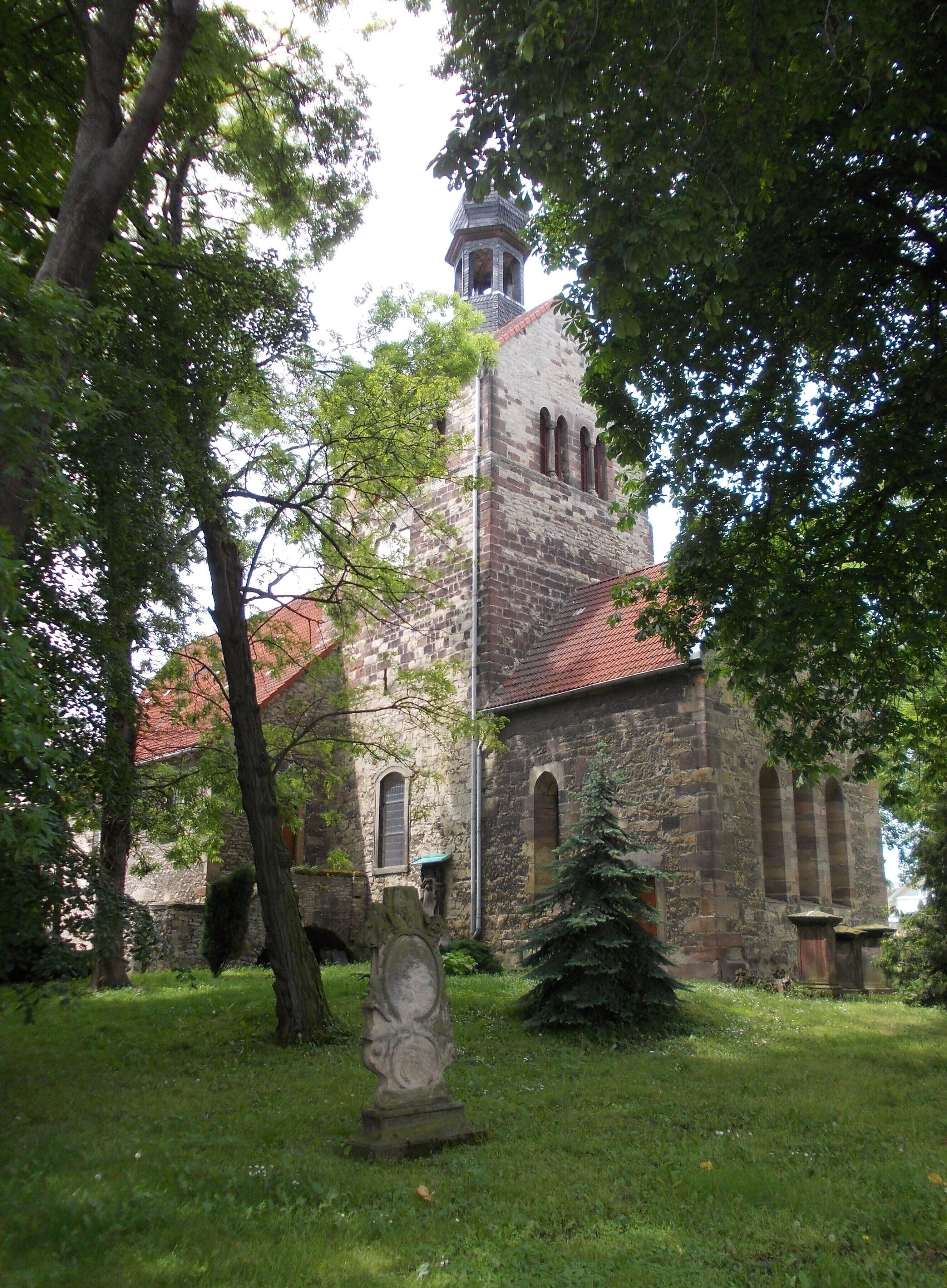 St. Peter's Church in Obhausen (district: Saalekreis, Saxony-Anhalt)