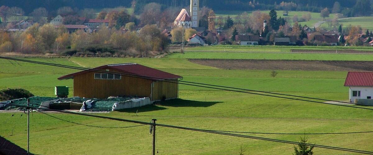 Blick von Altensteig nach Dirlewang