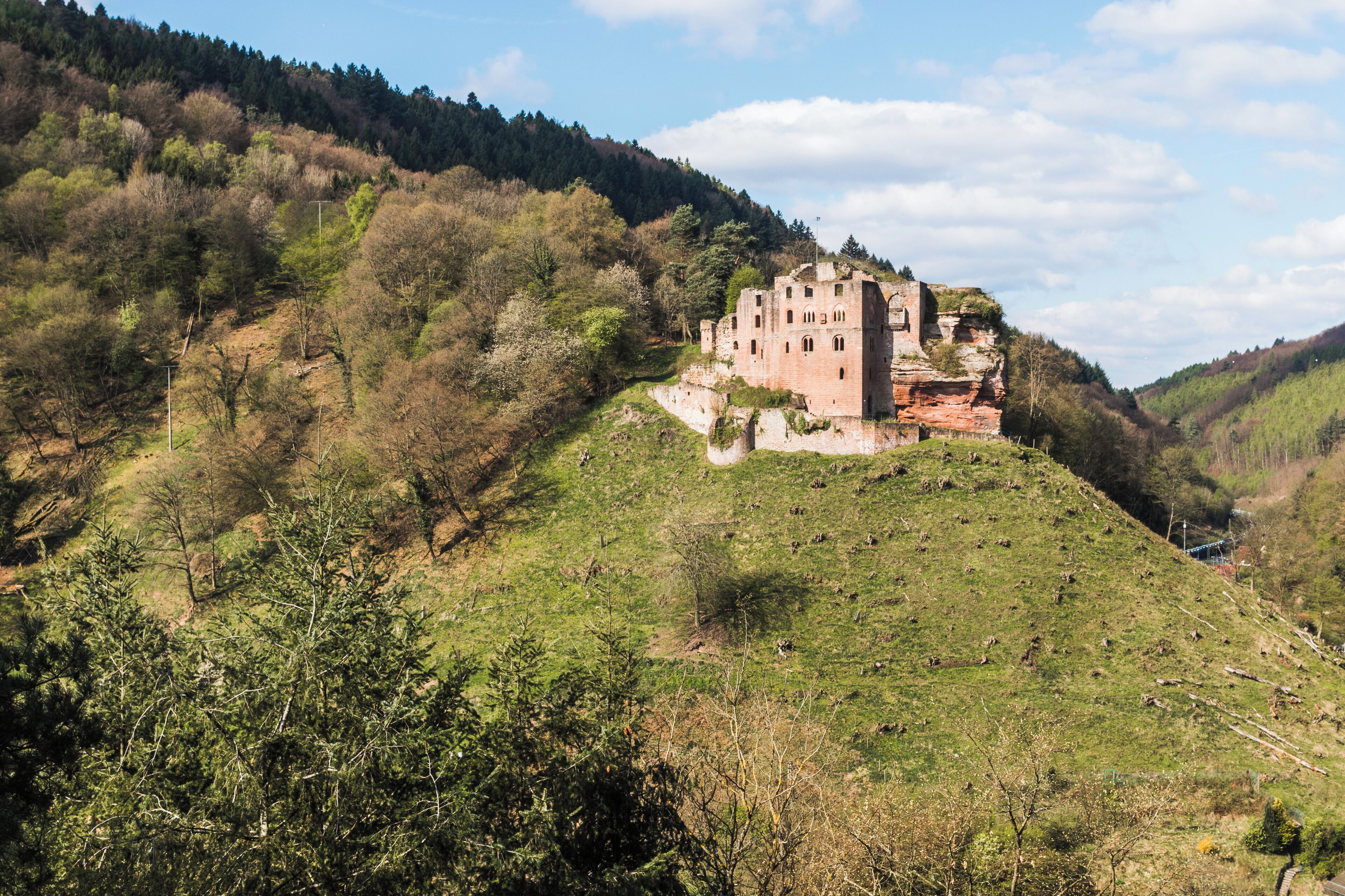 This is a photograph of an architectural monument. It is on the list of cultural monuments of Frankenstein (Pfalz)