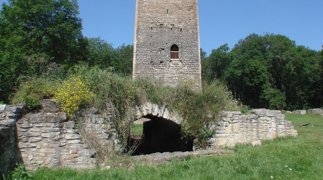 Sachsenburg Unterburg Bergfried