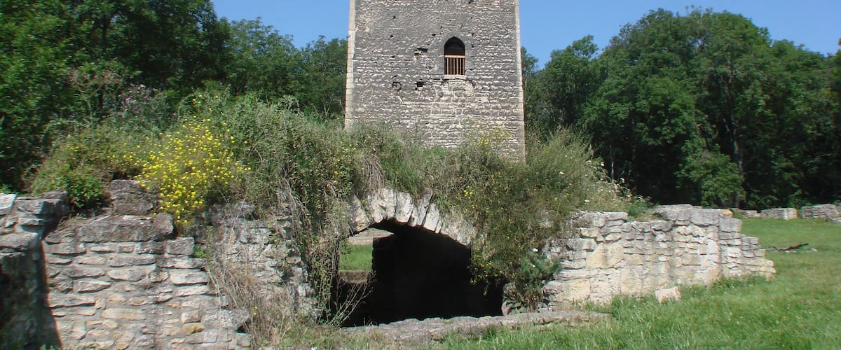 Sachsenburg Unterburg Bergfried