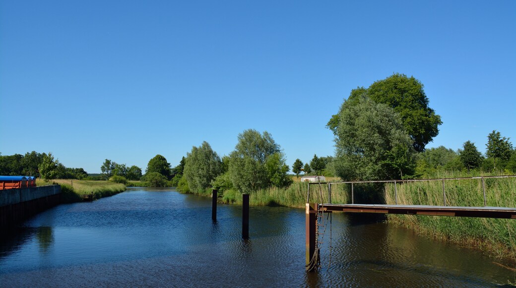 Impression am Störhafen in Wittenbergen