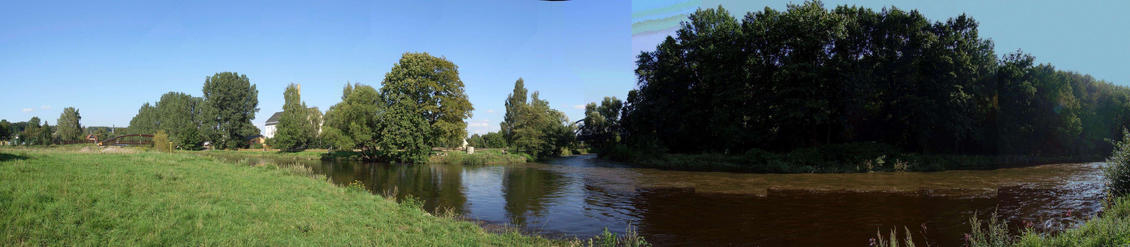 Zusammenfluss von Zschopau und Flöha