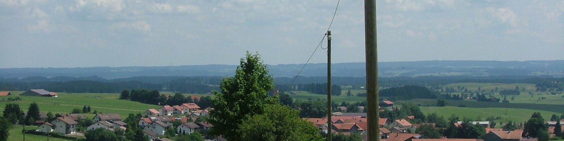 Blick von Schlegel auf Kraftisried