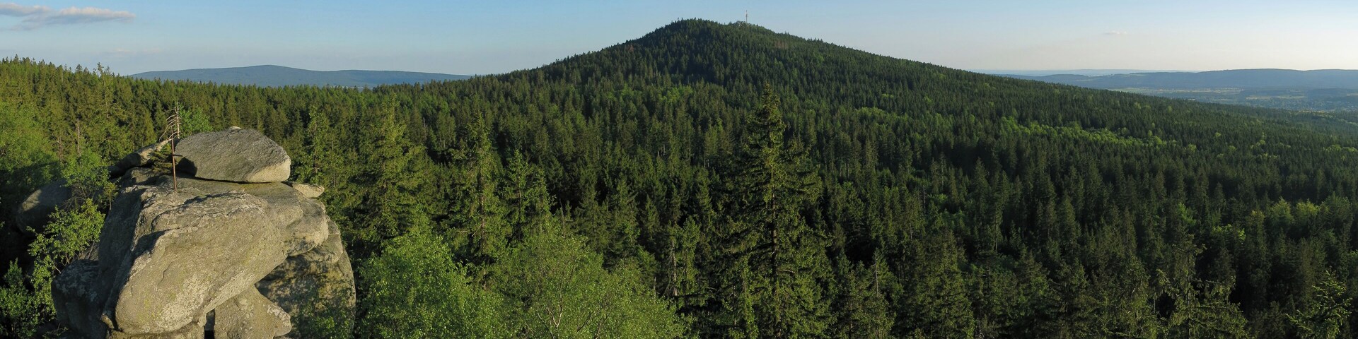 Kösseine, seen from the Haberstein rocks.