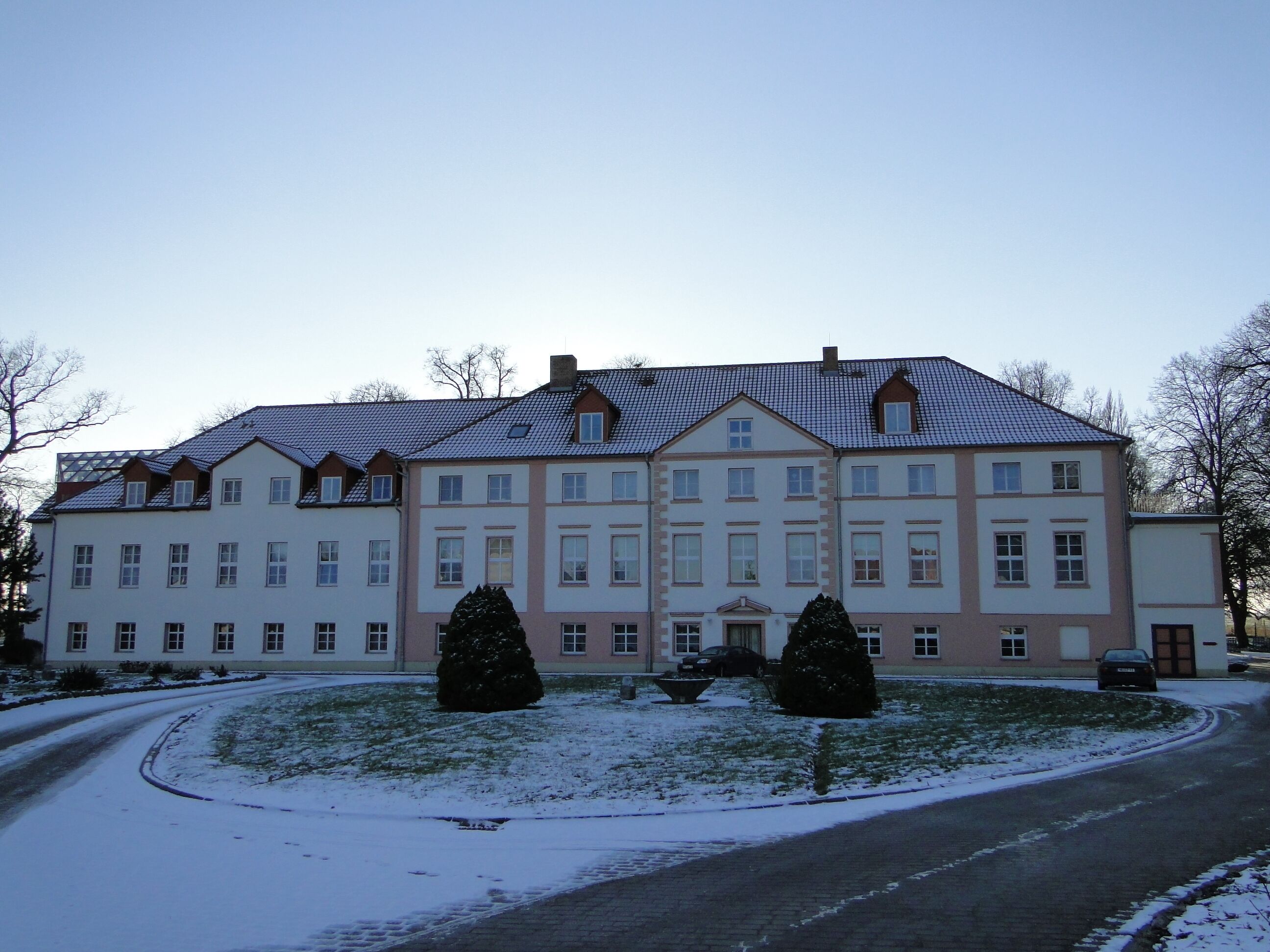Manor house in Lübbersdorf, district Mecklenburg-Strelitz, Mecklenburg-Vorpommern, Germany