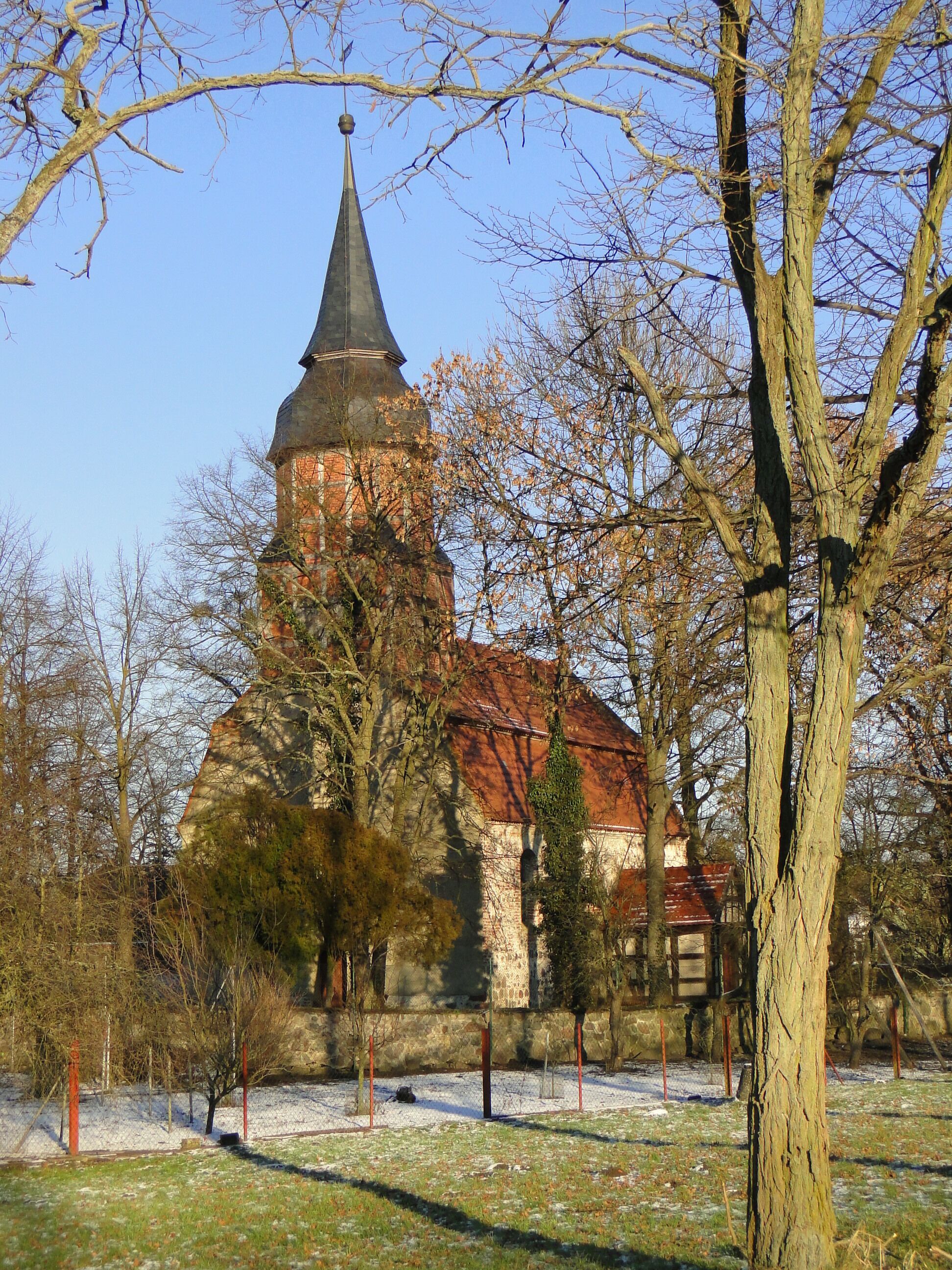 Church in Wittenborn, district Mecklenburg-Strelitz, Mecklenburg-Vorpommern, Germany