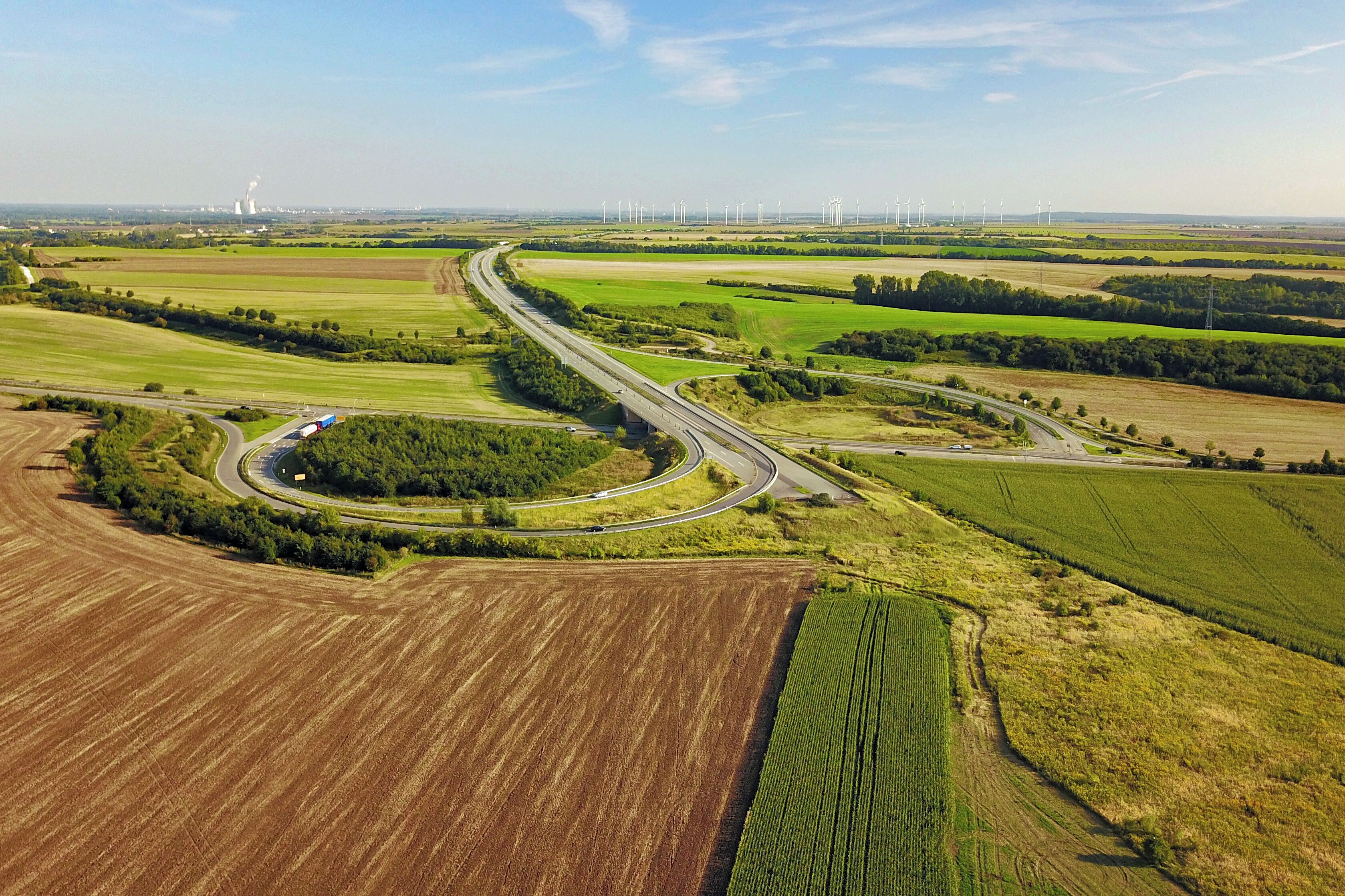 A 143 Auffahrt von der B 80 (vorläufiges Ende)