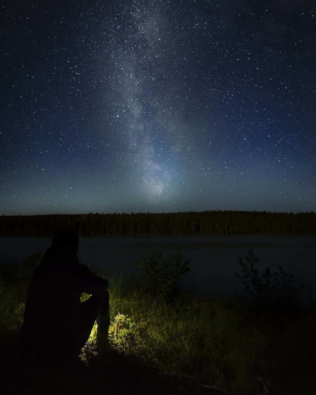 Just outside of granö i had The pleasure to enjoy the milky way 