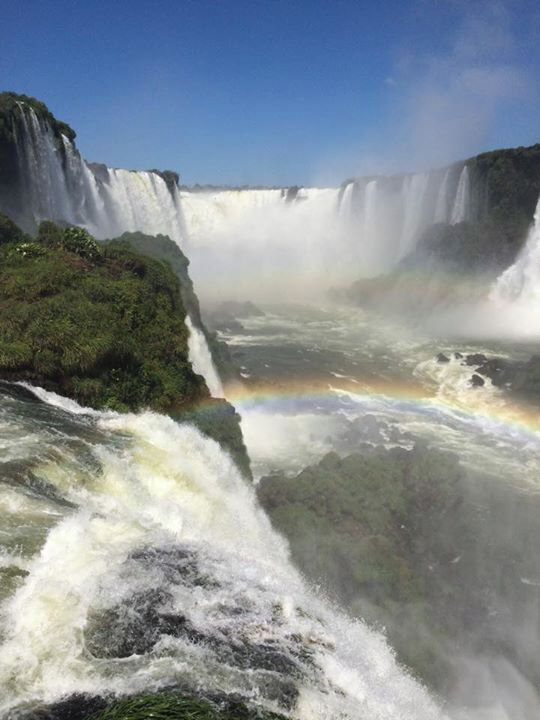 A ginormous quantity of water smashing around and showing you the power of nature. thousands of purple and turquoise dragonflies and butterflies bopping about
#lifeatexpedia
