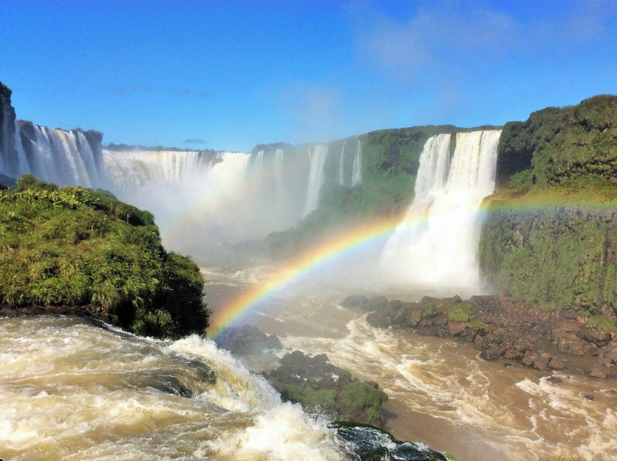 Double rainobow ... Iguazu Falls, Brazil