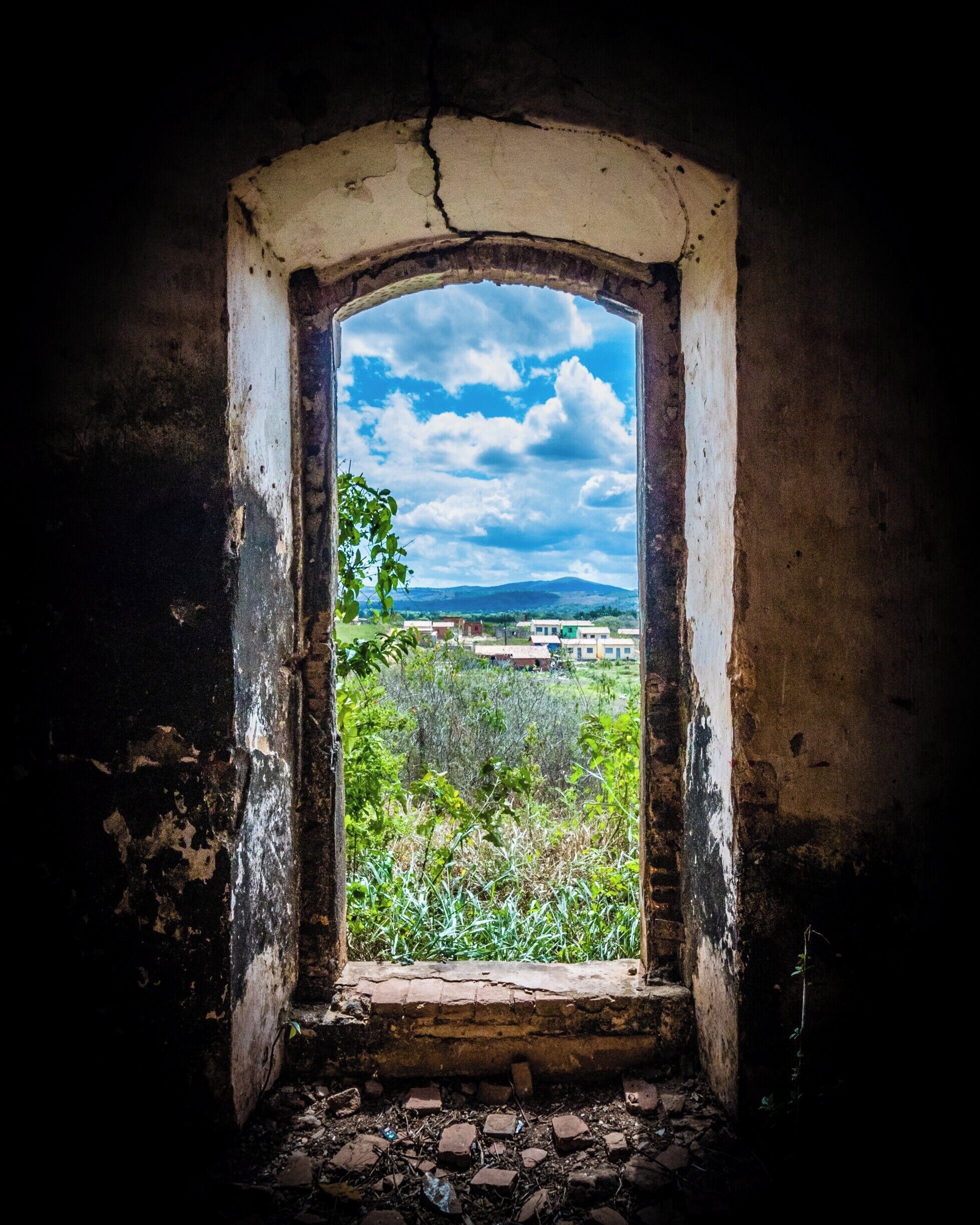 View of Riachuelo, Sergipe from the abandoned plantation church, Capela do Engenho Nossa Senhora da Penha. #BVStrove