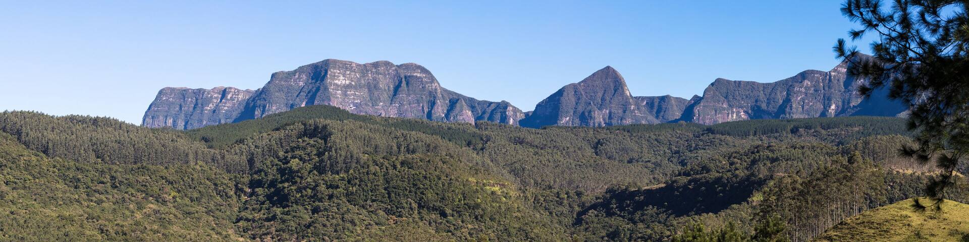Serra Geral em Grão Pará, Santa Catarina, Brasil.