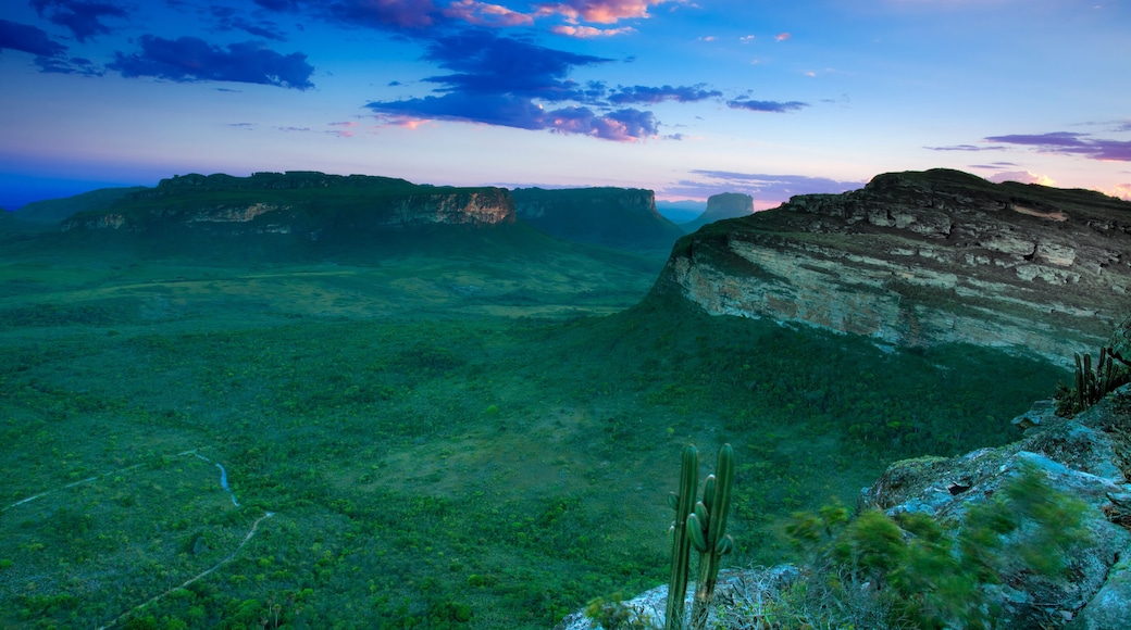 Sunset in the valley