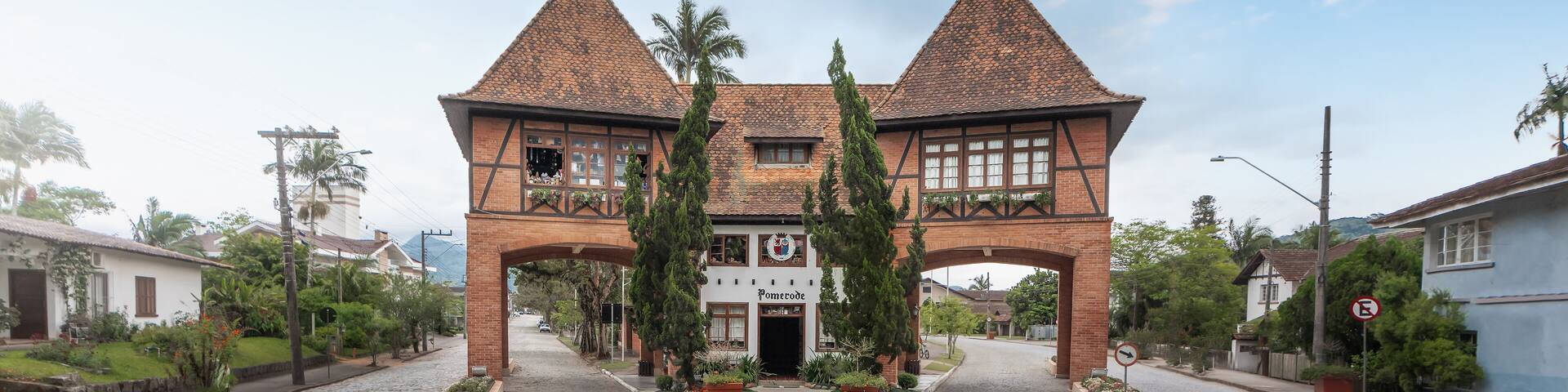 Pomerode Touristic Gate (Portal Turistico Sul) - Pomerode, Santa Catarina, Brazil