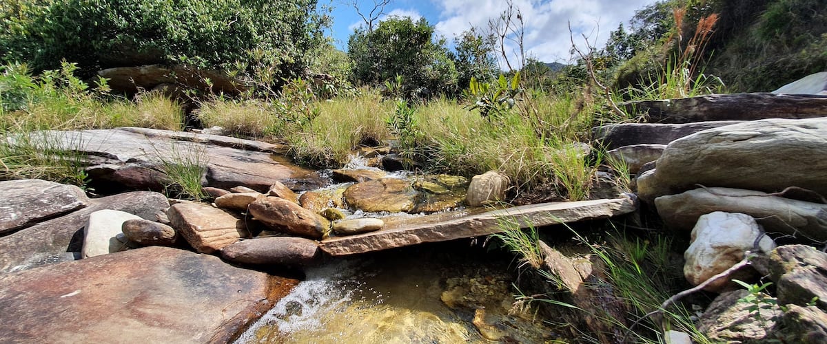 Landscape in Serra do Cipó Ecological Park in Minas Gerais Brazil