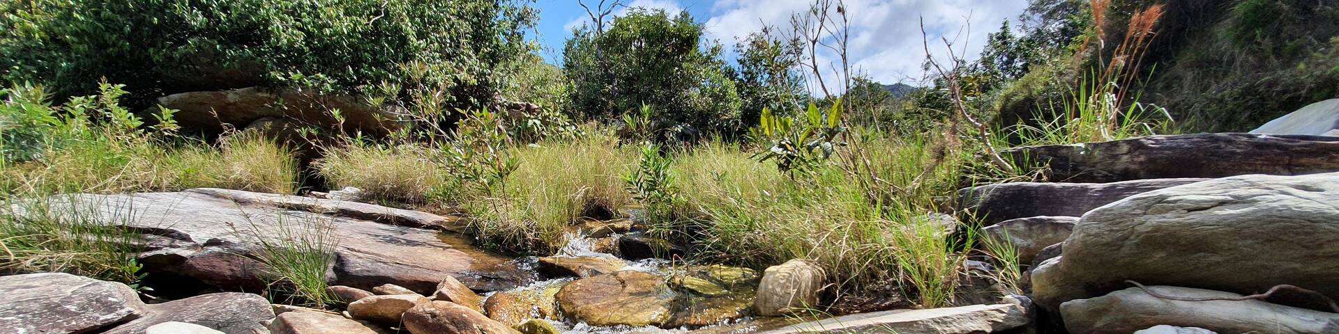 Landscape in Serra do Cipó Ecological Park in Minas Gerais Brazil