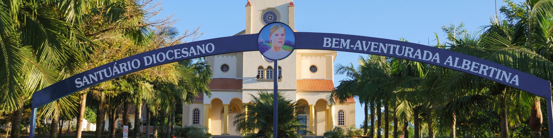 Church in honor of Blessed Albertina Berkenbrock in the city of Imarui Santa Catarina Brazil.