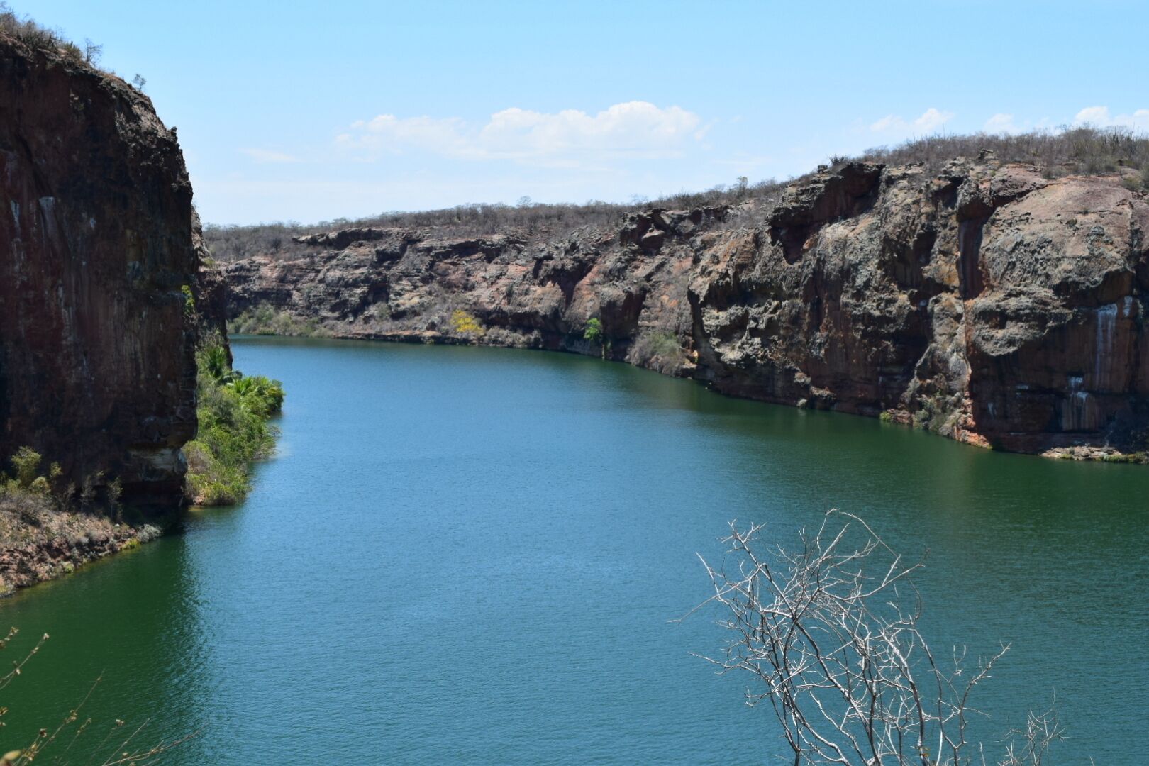 São Francisco river runs through several municipalities in the state of Alagoas (Brazil). In Olho D'água do Casado, distant about 275 km from Maceió, it is possible to admire and navigate between canyons with breathtaking landscapes.