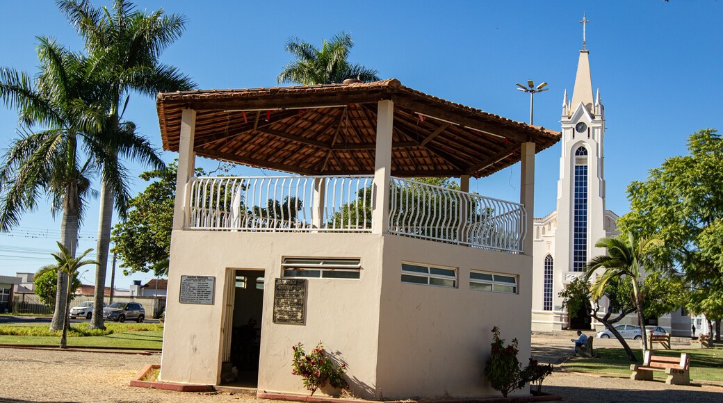 Praça da Igreja Matriz, cidade de Patrocinio Minas Gerais, Centro, triangulo Mineiro. 23 de maio de 2024.