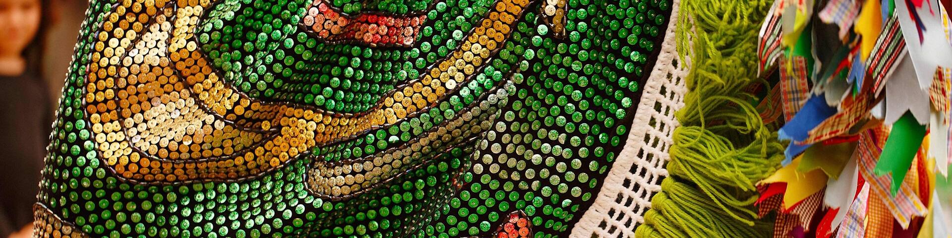 Carnival in Brazil. Lots of color, texture and fantasy with references to the parties in the state of Pernambuco, a tradition at this time of year.