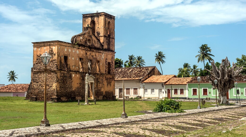 Matriz Church ruins in Historic city of Alcantara