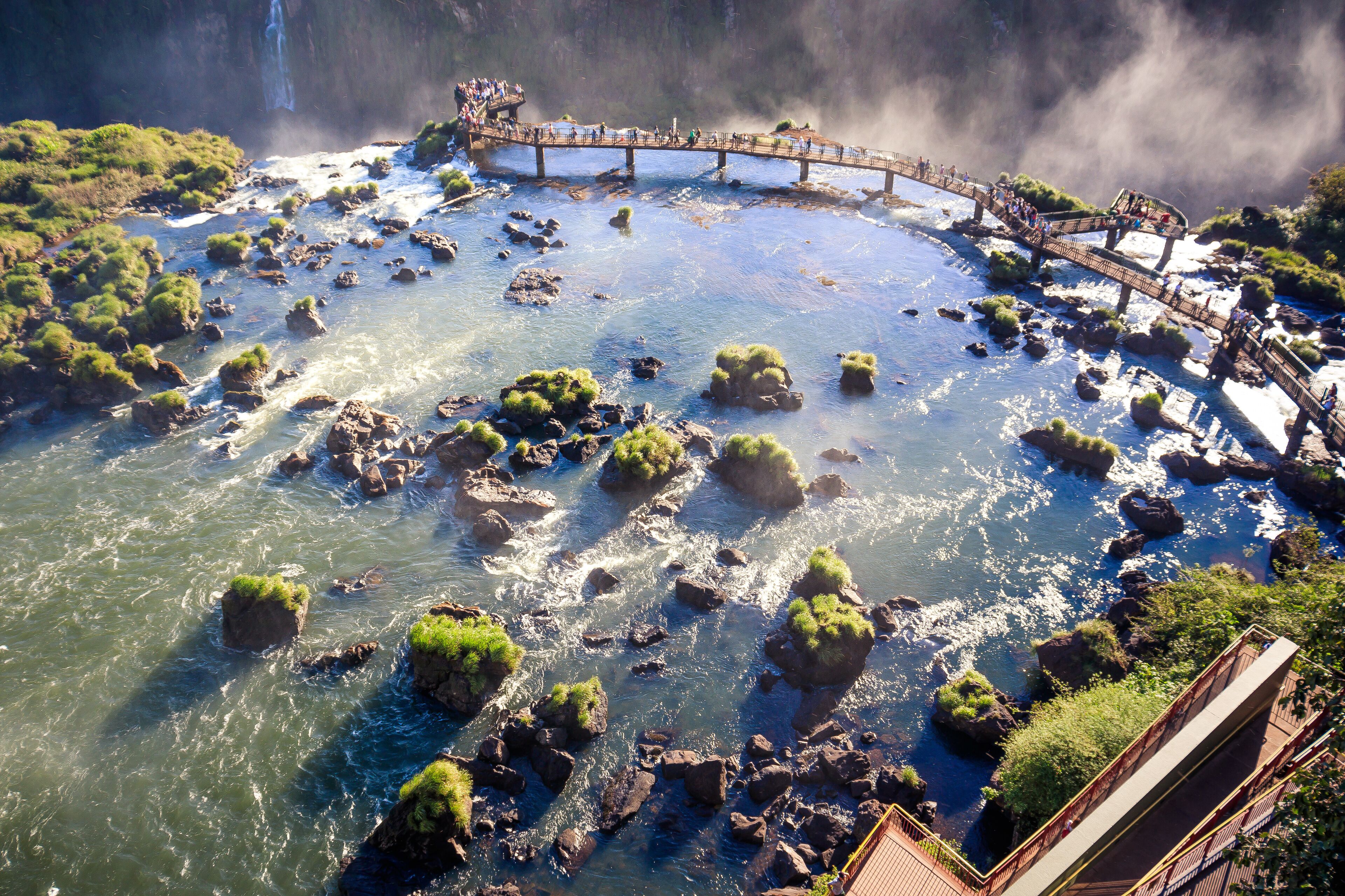 Foz do iguaçu visão superior 