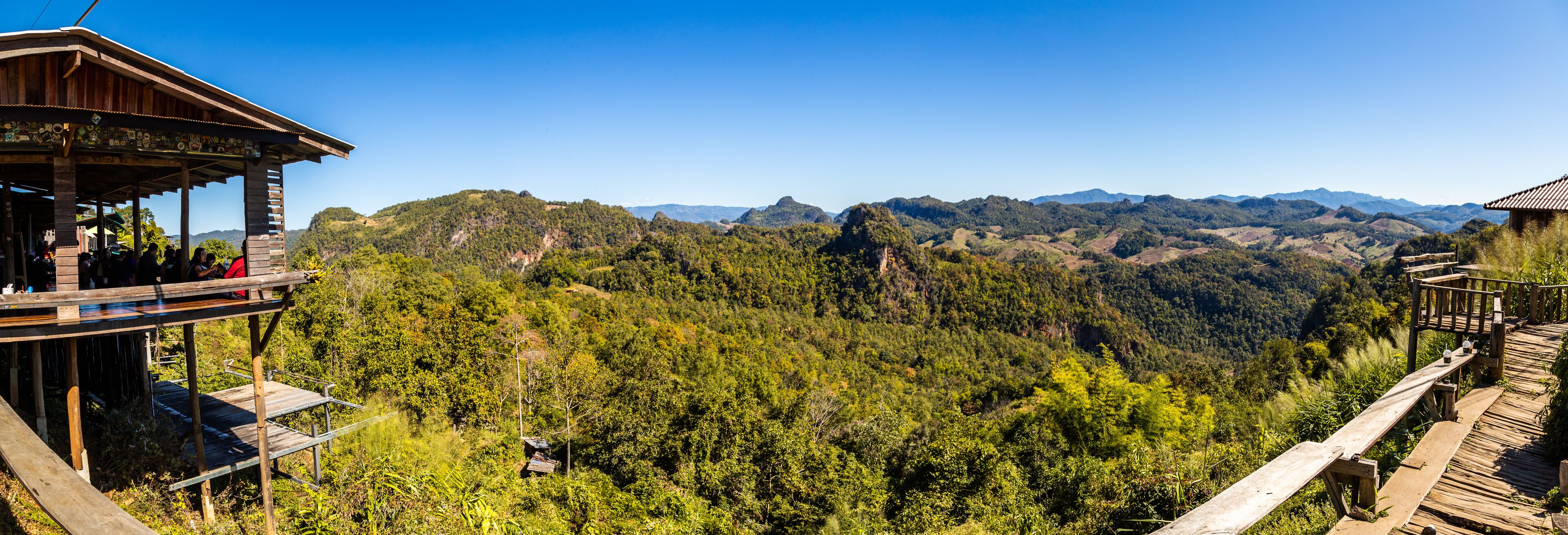 Phu Pha Mok Ban Jabo village in Mae Hong Son, Thailand