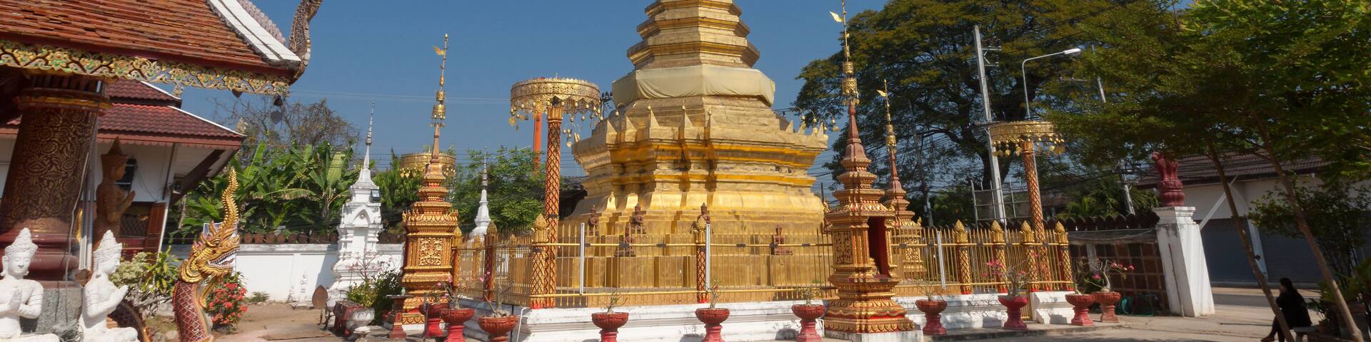 Buddhist temple in Pa sang Lamphun , Thailand