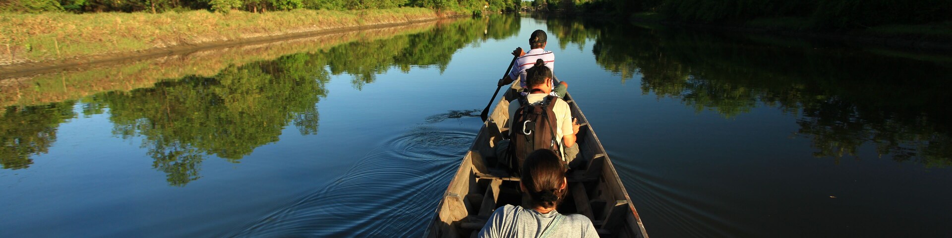 Visitors to visit Klong Dan floating market Ranot District, Songkhla Province, Thailand