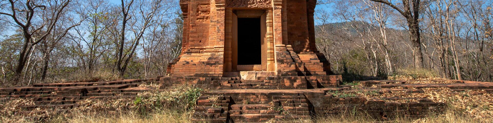 Prasat Khao Lon is a castle located on the top of Khao Lon. which is a low mountain, Sa kaeo Thailand.