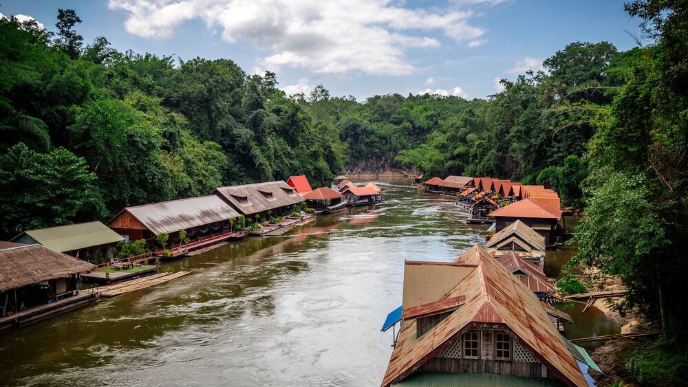 Sai Yok Lek waterfall in Sai Yok National Park, Kanchanaburi, Thailand