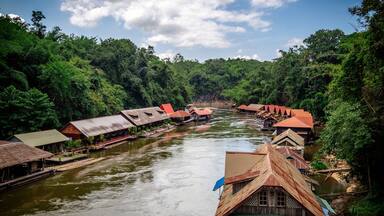 Sai Yok Lek waterfall in Sai Yok National Park, Kanchanaburi, Thailand