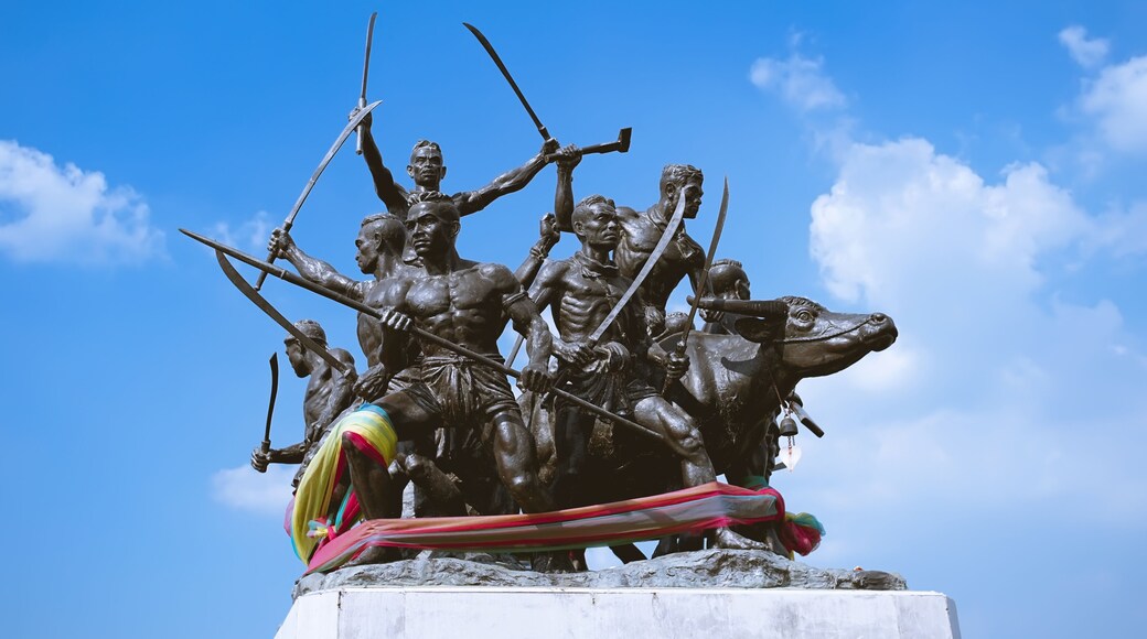 The Monument of Bang Rachan Heroes in Khai Bang Rachan, Sing Buri.