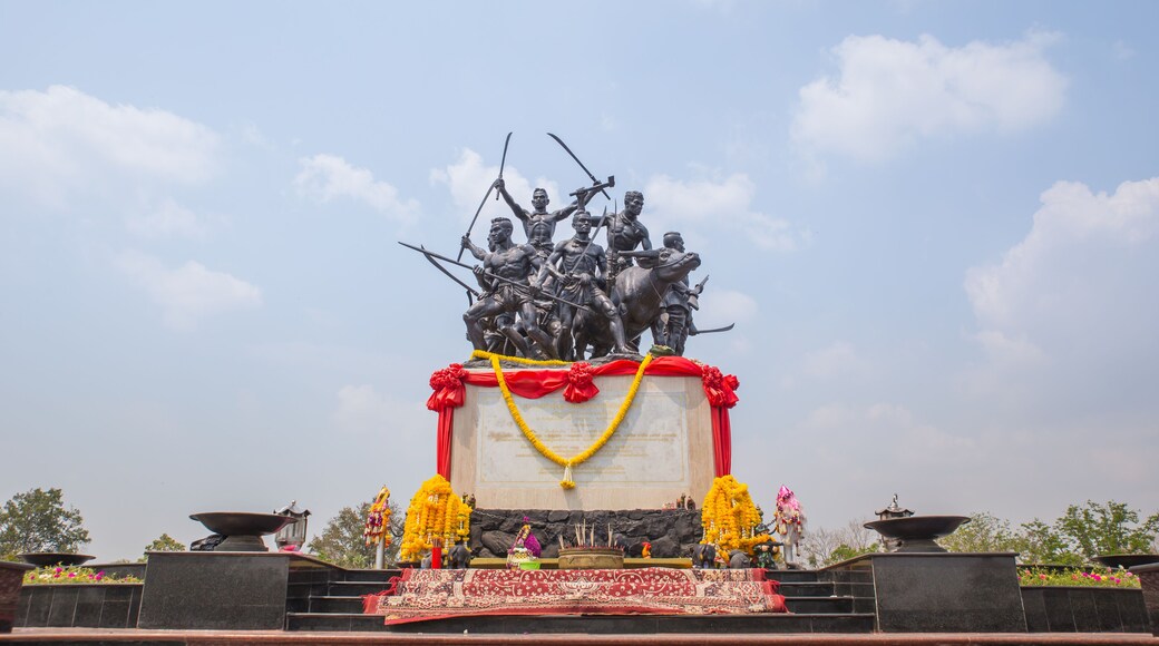Bang Rachan Heroes Monument in Singburi, Thailand