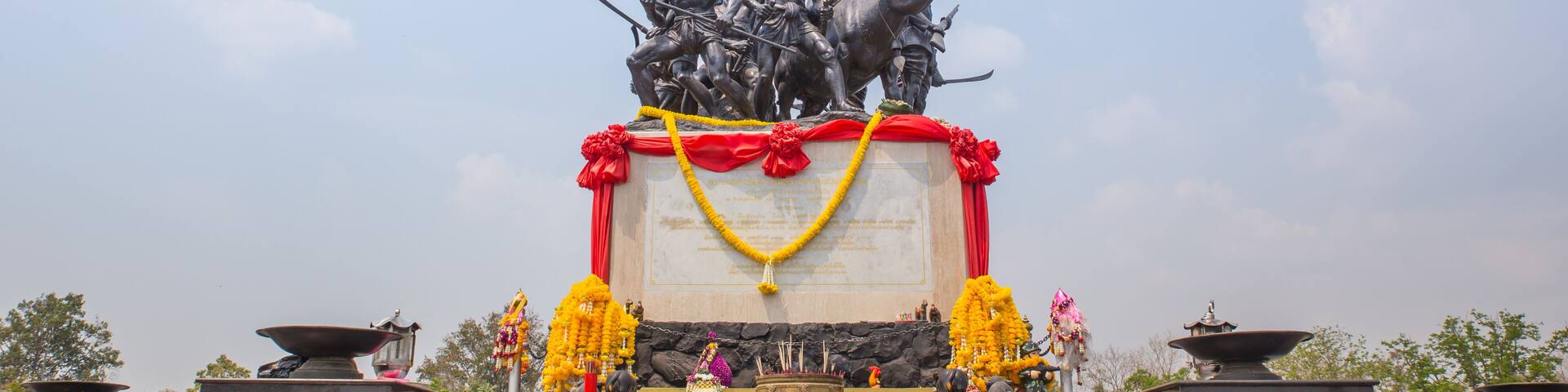 Bang Rachan Heroes Monument in Singburi, Thailand