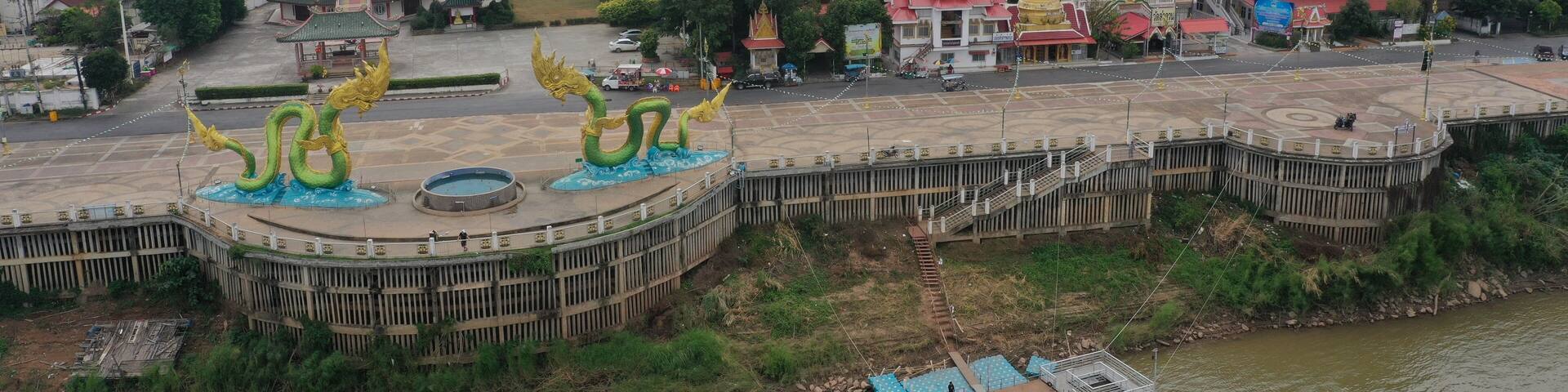 Wat Pho Chai in Nong Khai Thailand