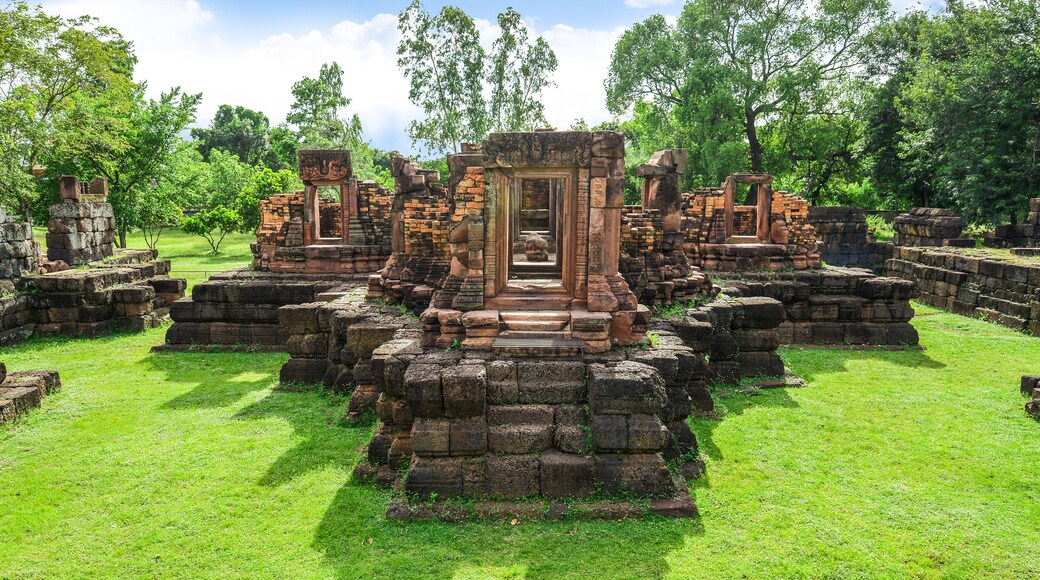 Ku Ka Sing, Ancient public castle rock temple, Landmark Place of worship in Kasetwisai, Roi Et ,Thailand