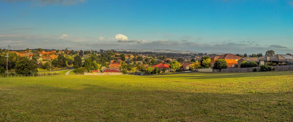 Cityscape in the Hallam Melbourne area.