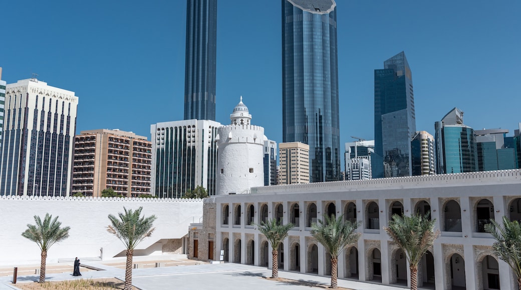 Qasr Al Hosn and new skyscrapers behind
