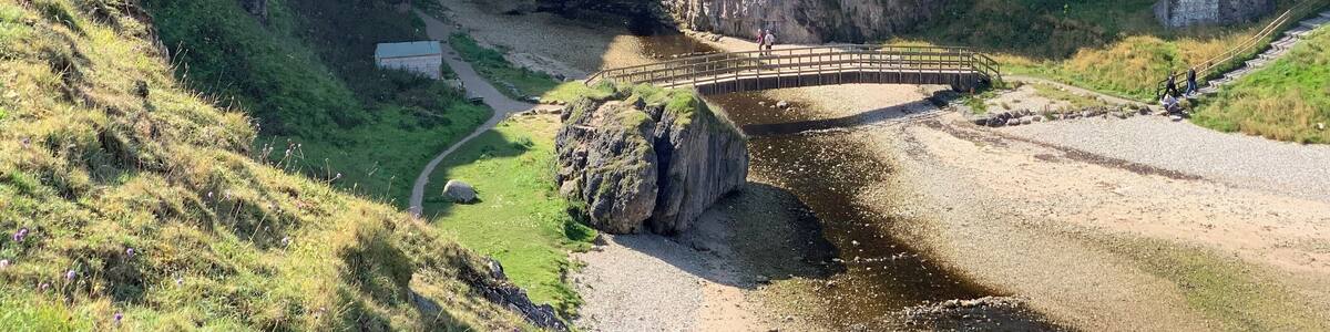 If you are in Durness then Smoo cave should be in your list to explore.. there are several views of Smoo caves ... this is one of my favourite taken while walking back to the car park