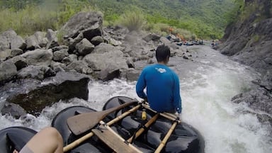 Tried white river rafting!
Hahaha..so much fun but a lil bit scary. Part of my Real Quezon Exploration.
#trekking down the river #riverrafting realquezon