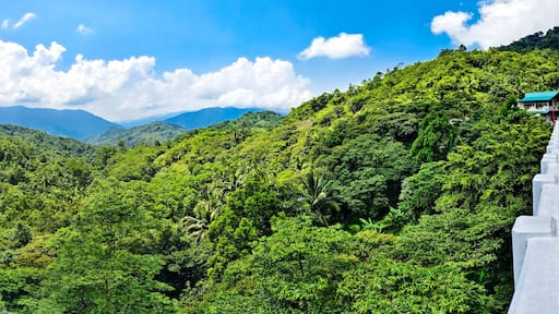 View of the Sierra Madre mountains as seen from the Marilaque highway in Real, Quezon, Philippines.