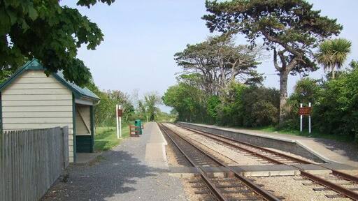 Colby railway station Part of the Victorian Steam Railway running between Douglas and Port Erin.